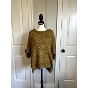 Freeway Oversized Short Sleeved Sweater, size Small